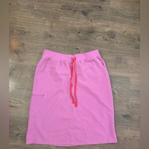 Figs XL Scrub Skirt in Pink Cloud